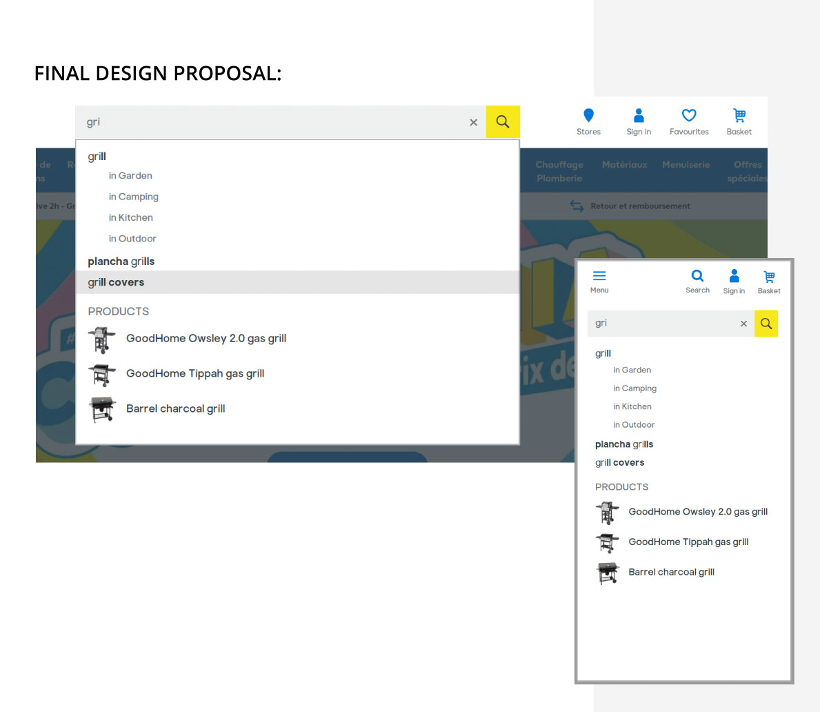 Final design proposal — "gri" query